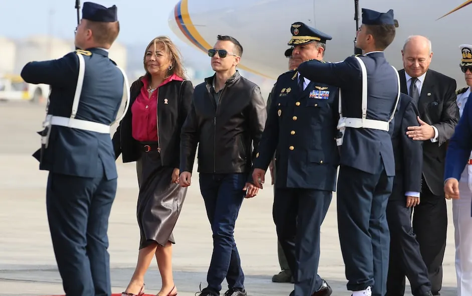 Daniel Noboa llega a Perú para la investidura de Keiko Fujimori