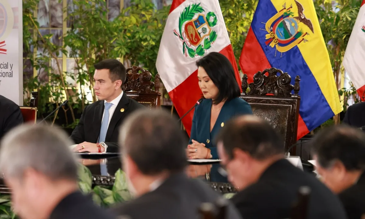 Ecuador y Perú acuerdan reforzar la cooperación contra el crimen organizado
