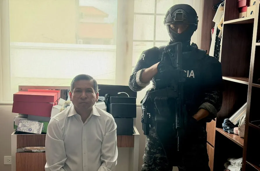 Alcalde de Machala, Darío Macas, fue detenido por presunto enriquecimiento ilícito