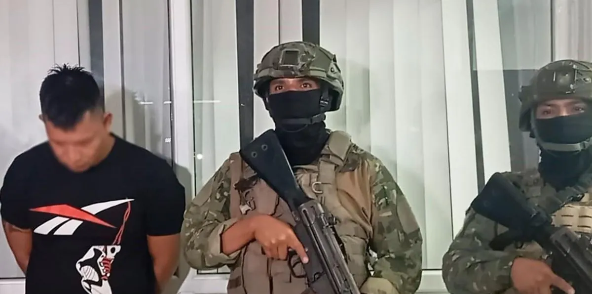 Militares capturan a alias ‘Calandraca’, presunto tercero al mando de Los Chone Killers
