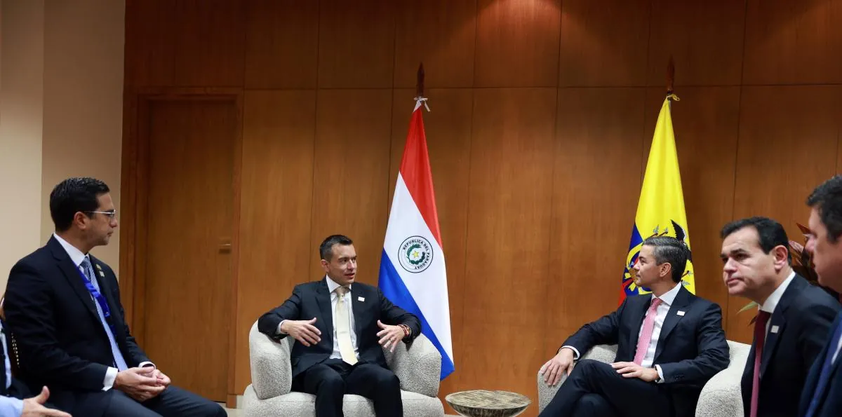 Los presidentes de Ecuador y Paraguay firmarán acuerdos de seguridad y justicia en Quito