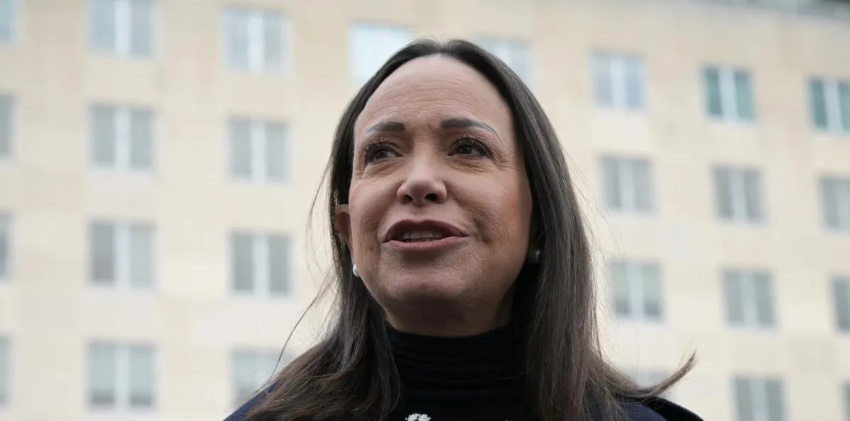 María Corina Machado dice que Venezuela ya está lista para un proceso electoral justo y transparente