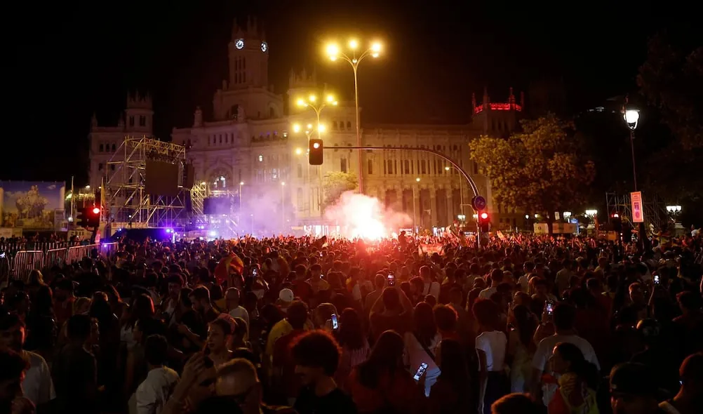 La celebración del Mundial deja dos fallecidos, doce detenidos y ochenta heridos en España