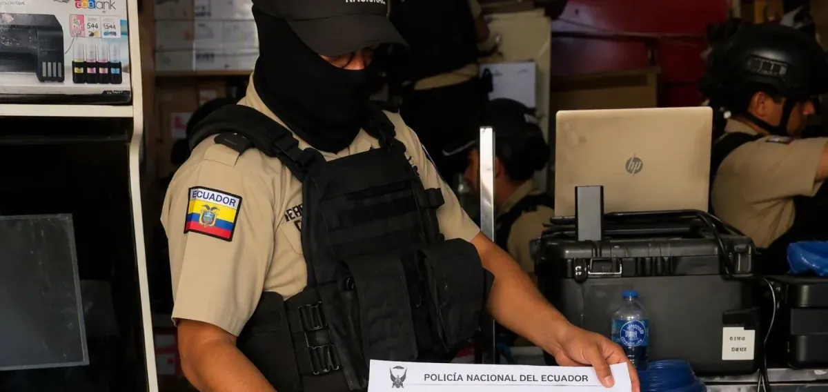 Policía allana guarida presuntamente ligada a Colón Pico y Los Lobos en Quito