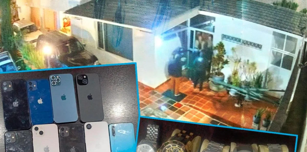 Dos sospechosos del asalto a la familia de Renato Ortuño tenían nueve celulares y cinco relojes; serían extranjeros