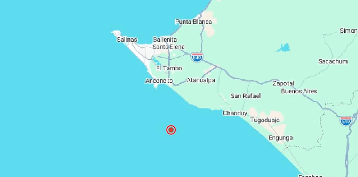 Un temblor en Santa Elena y otro cerca de Perú se sintieron en la Costa ecuatoriana este 9 de julio