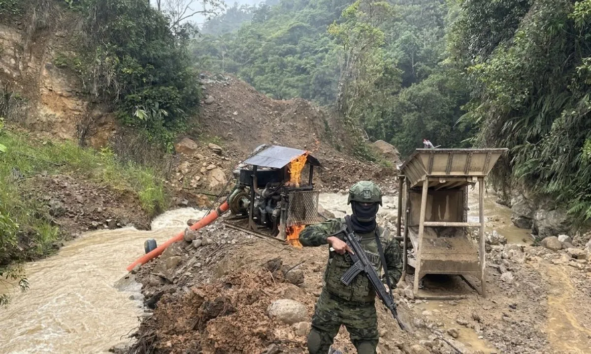 12 militares retenidos en Nangaritza fueron liberados tras acuerdo con comuneros