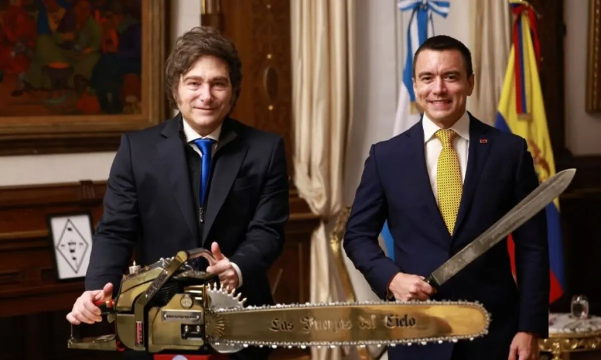 Esta será la agenda oficial de Javier Milei en su visita a Ecuador