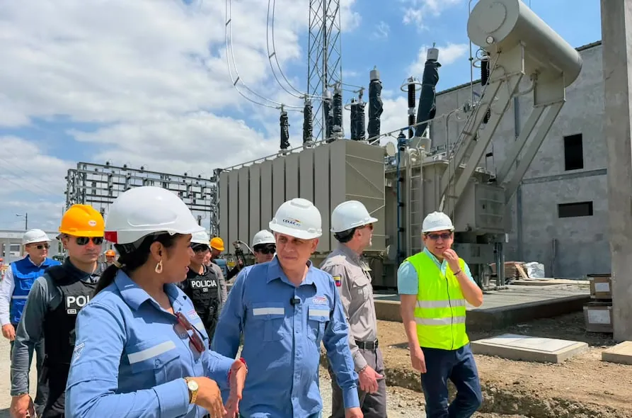 En Guayaquil se construye un nuevo sistema de transmisión que operará en 2027