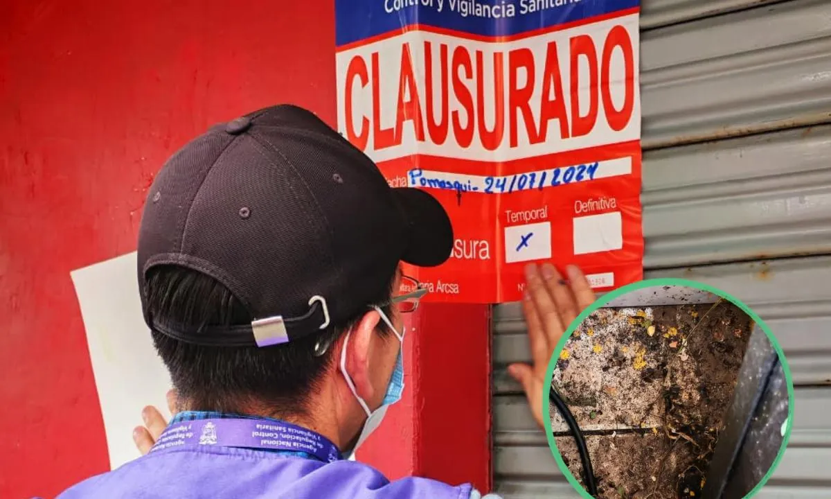 Clausuran local de fritadas en Pomasqui, Quito, por cucarachas
