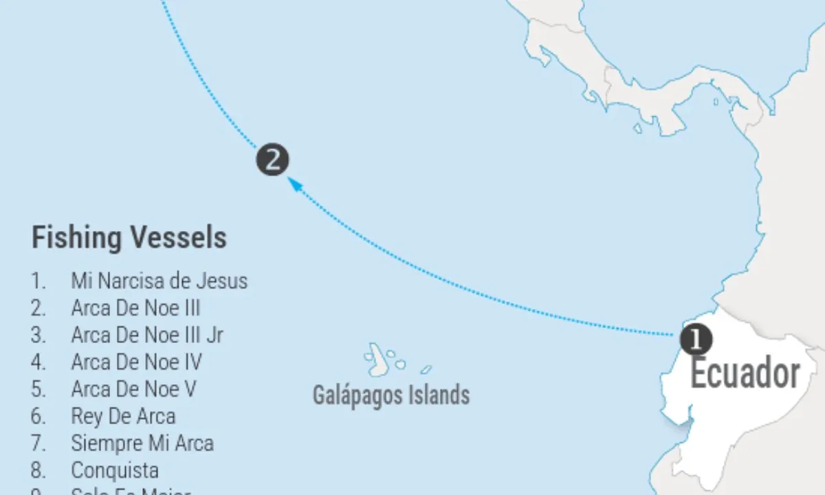 Así opera la red que usa barcos pesqueros y lanchas en Ecuador para transportar cocaína a México