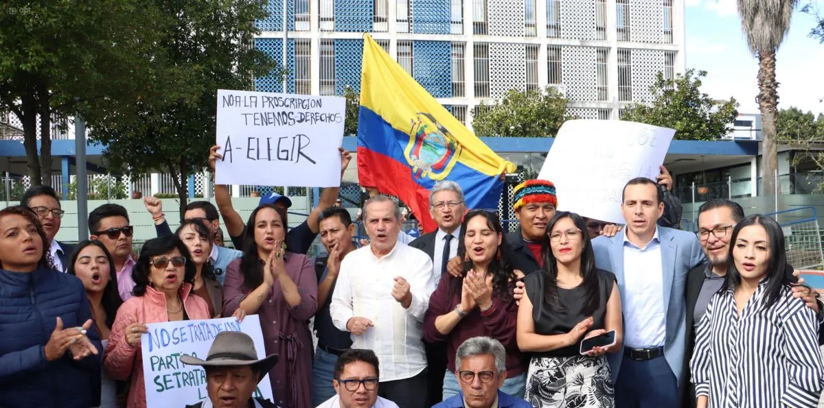 Candidatos del correísmo podrán inscribirse por otros partidos tras suspensión de Amigo, aclara el CNE