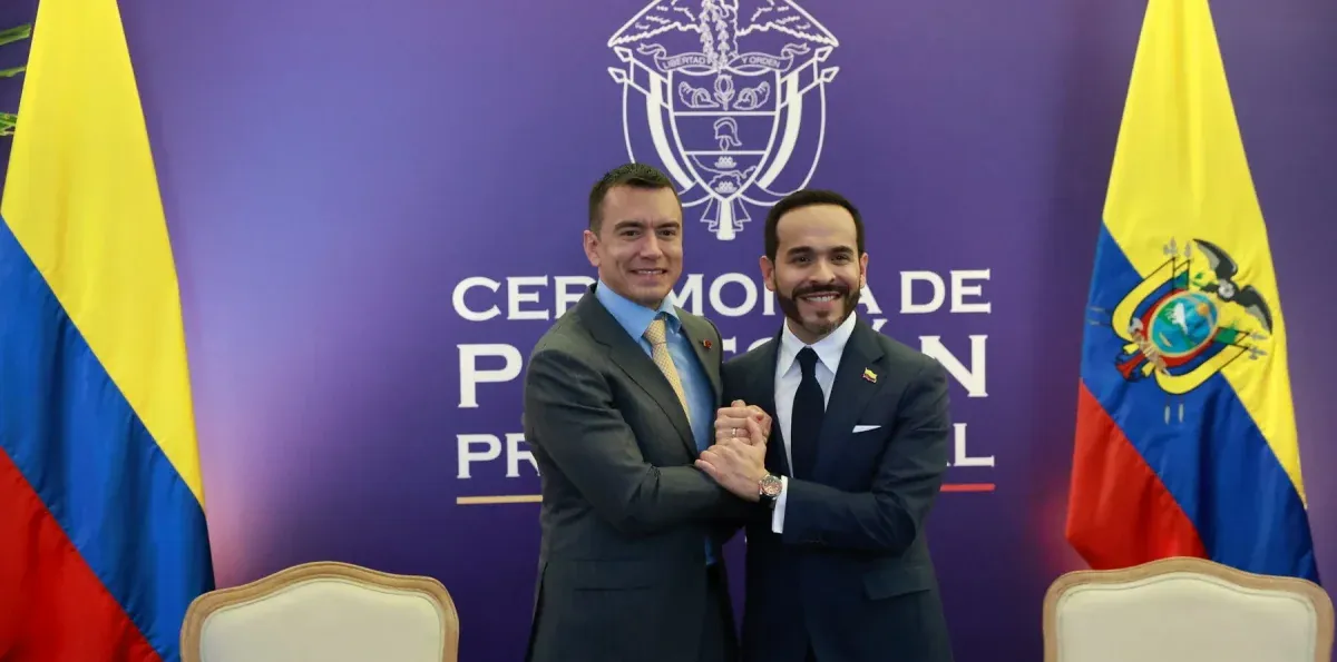Noboa y De la Espriella abordaron tres puntos antes de la posesión en Colombia