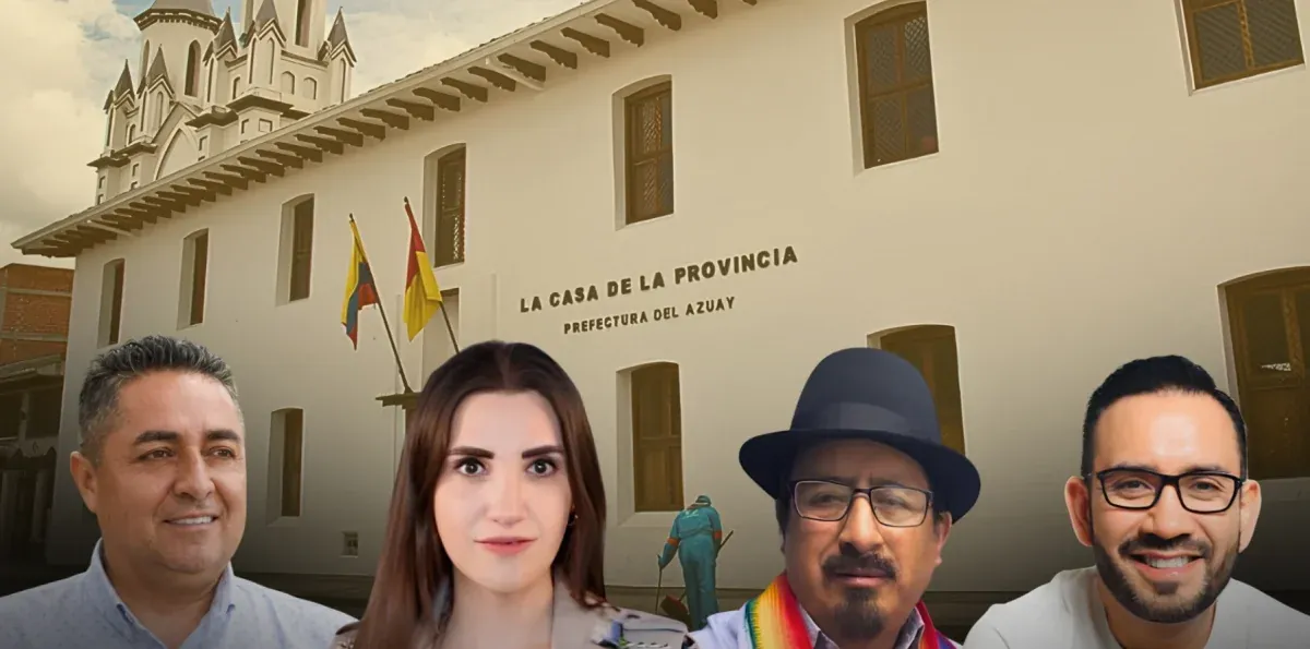 Conozca a los precandidatos a la Prefectura del Azuay para las elecciones seccionales 2026
