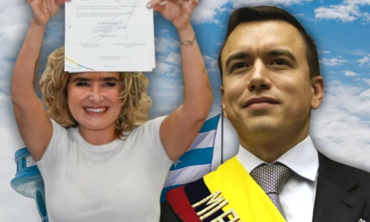 Daniel Noboa aclara que Cynthia Viteri está afiliada en ADN