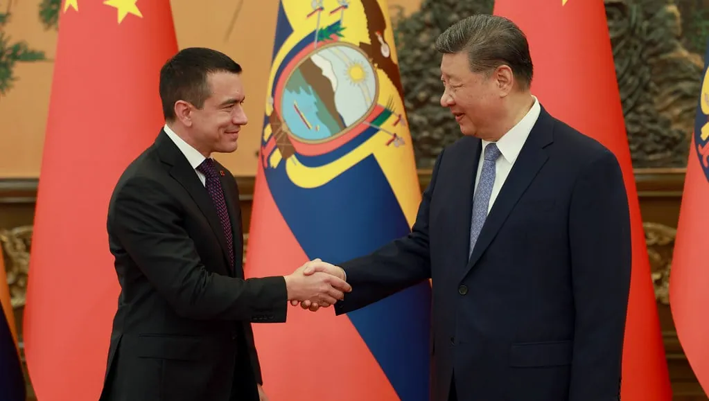 China espera que viaje de Daniel Noboa consolide “aún más la confianza política mutua”