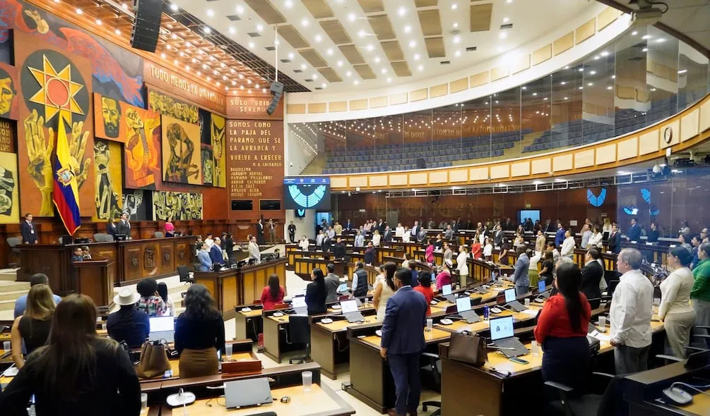 Informe de labores del presidente Daniel Noboa se debatirá en la Asamblea Nacional este martes