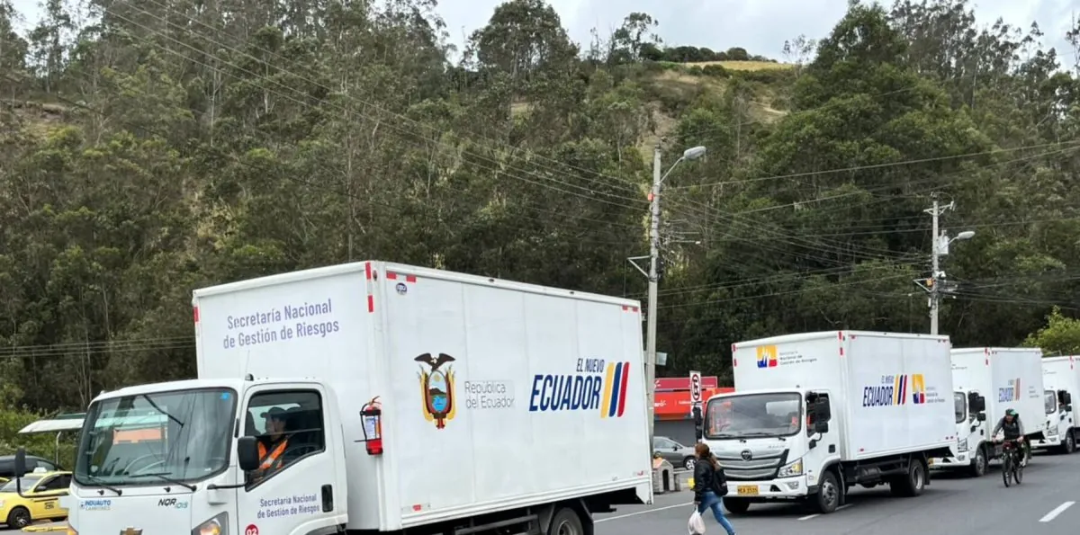 Ecuador envió ayuda humanitaria a Colombia por vía terrestre: Este fue el aporte